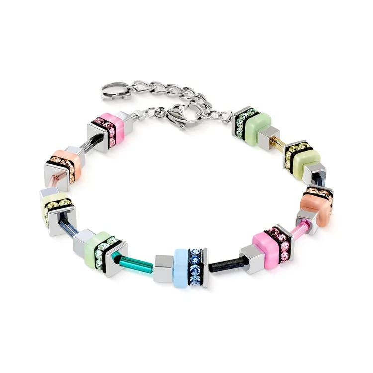 Браслет Coeur de Lion Multi-Pastell-Silver 4413/30-1580