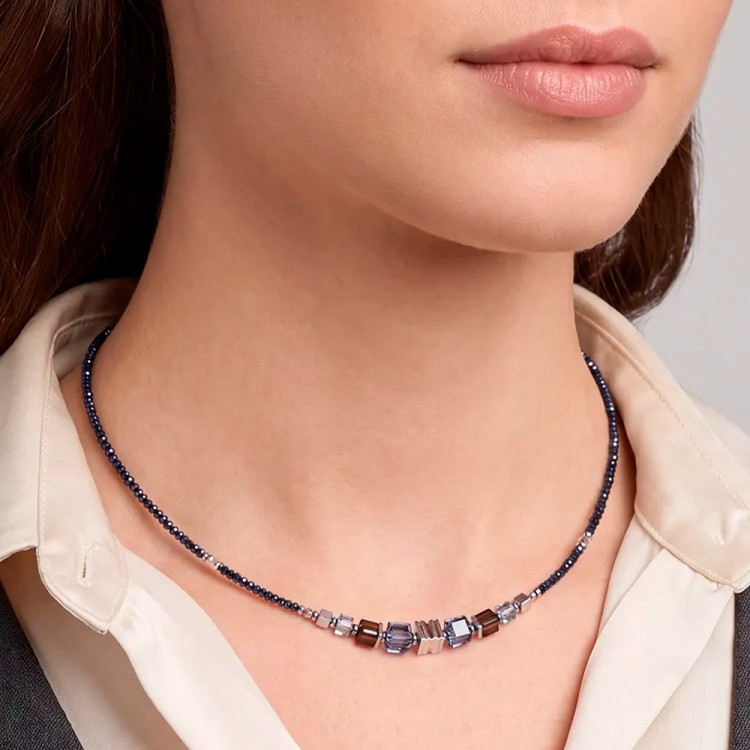 Колье Coeur de Lion Blue-Grey 3044/10-0712