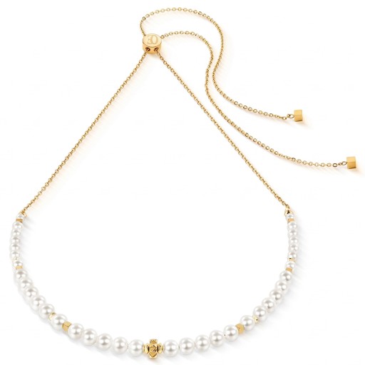 Колье Coeur de Lion White-Gold 3032/10-1416