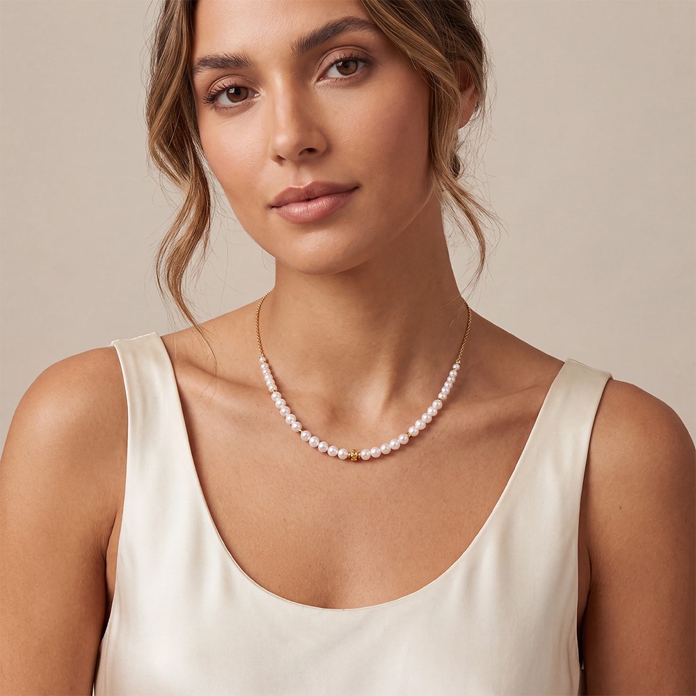 Колье Coeur de Lion White-Gold 3032/10-1416