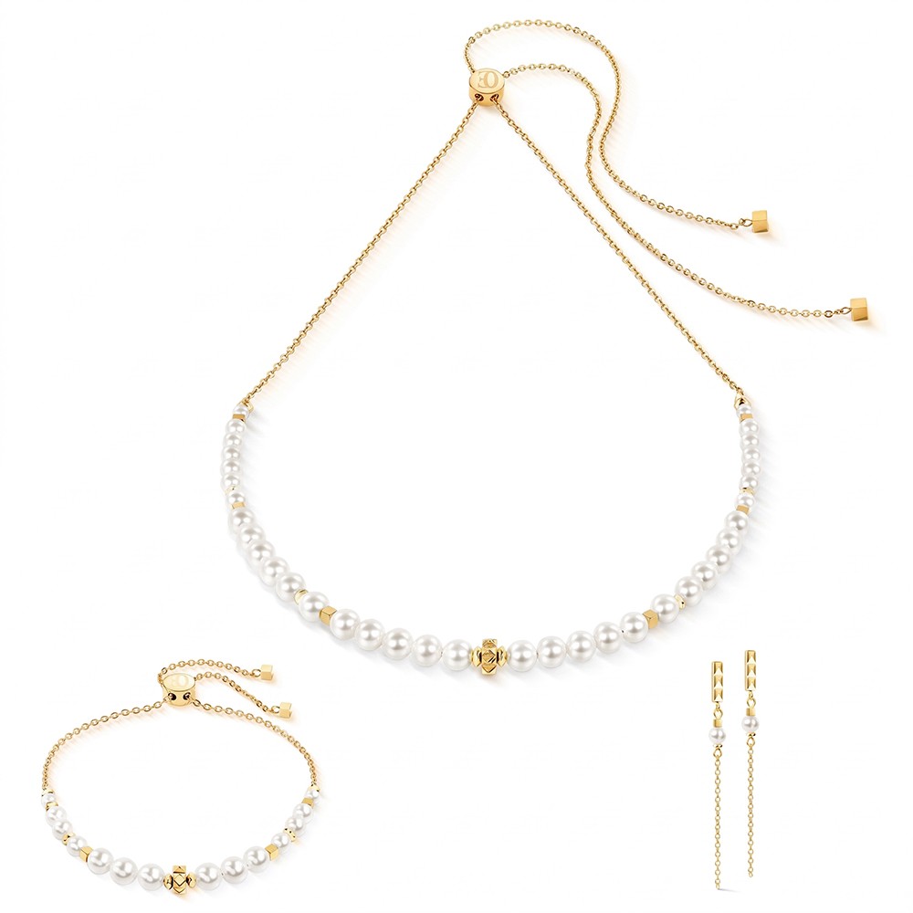 Колье Coeur de Lion White-Gold 3032/10-1416