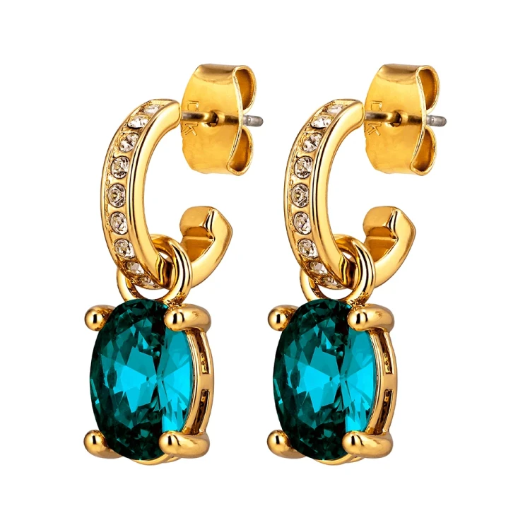Серьги SOLENE SG PETROL 490068 Dyrberg Kern