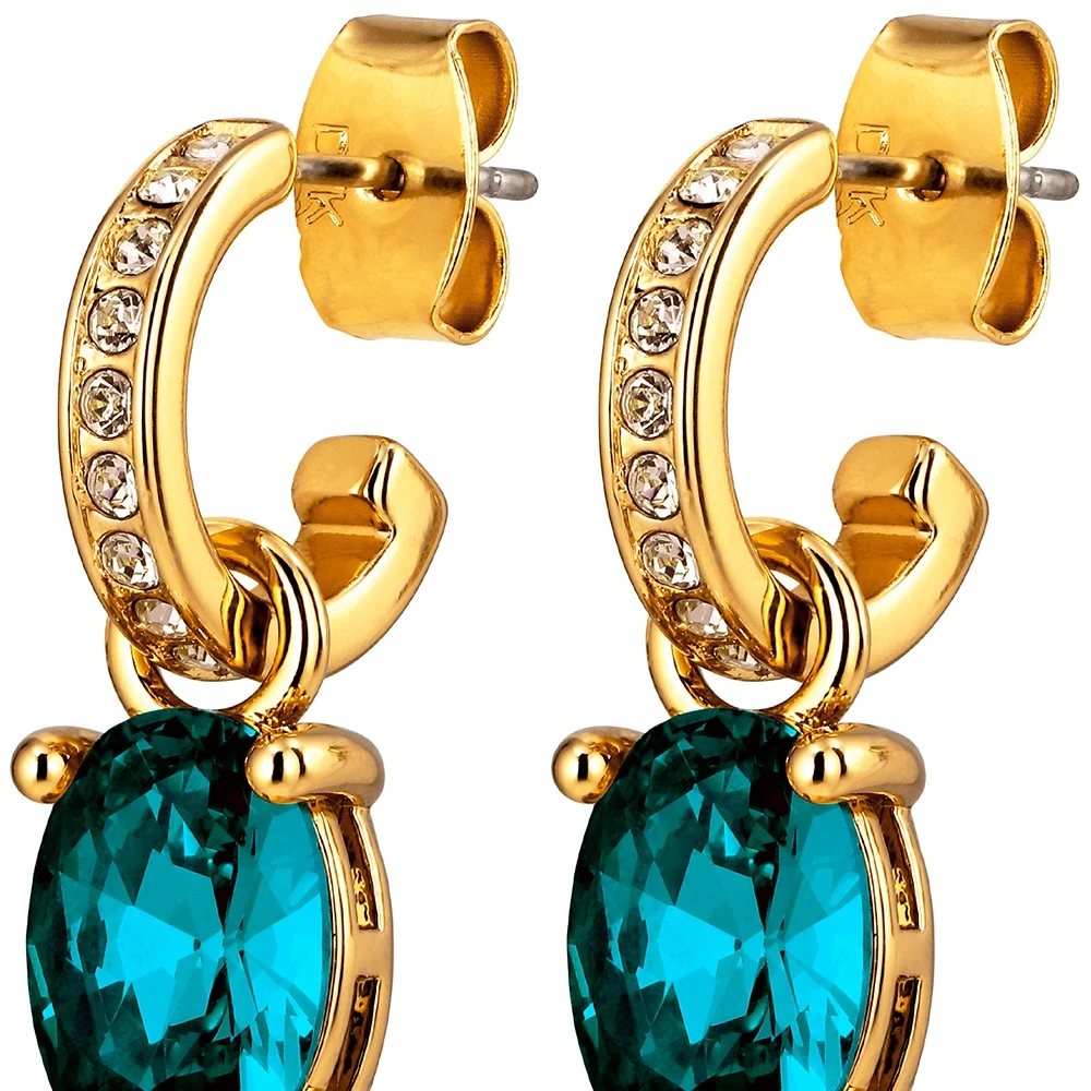 Серьги SOLENE SG PETROL 490068 Dyrberg Kern