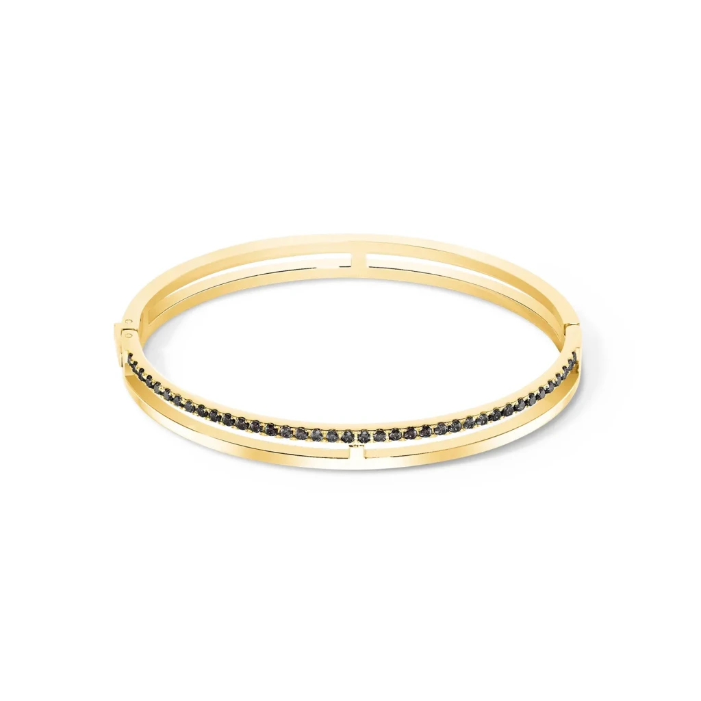 Браслет Coeur de Lion Black-Gold 0136/32-1316 19