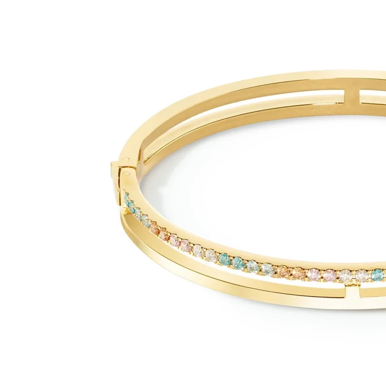Браслет Coeur de Lion Multicolour Pastel Gold 0136/32-1590 17