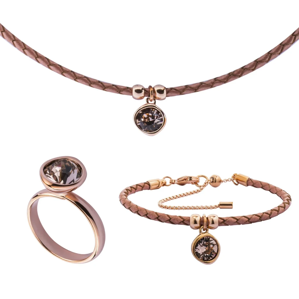 Колье Fiore Luna Vintage Rose B1909.5 R/RG