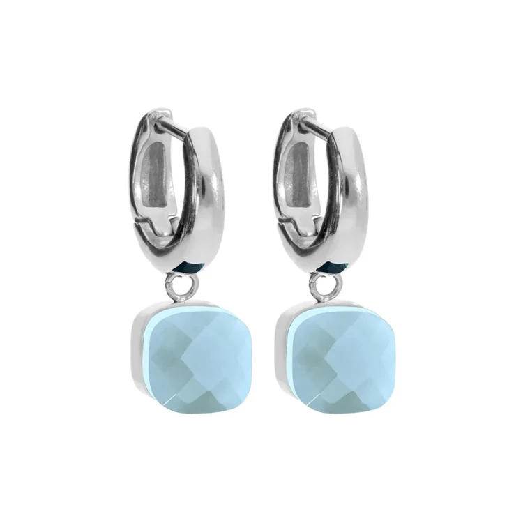Серьги Qudo FIRENZE (S) Air Blue Opal 107000/20-4701