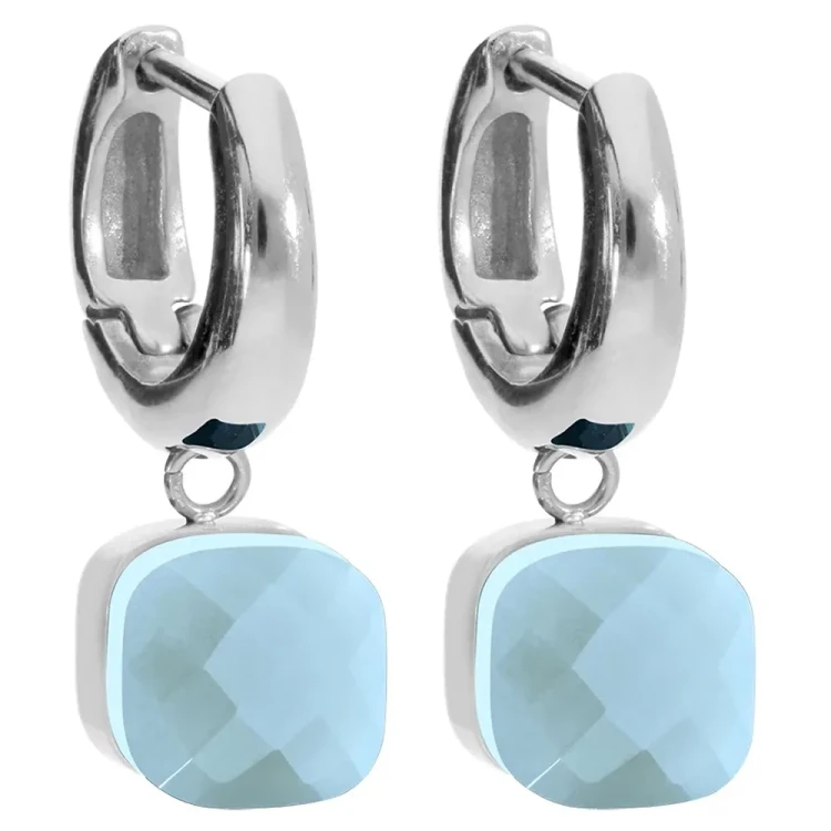 Серьги Qudo FIRENZE (S) Air Blue Opal 107000/20-4701
