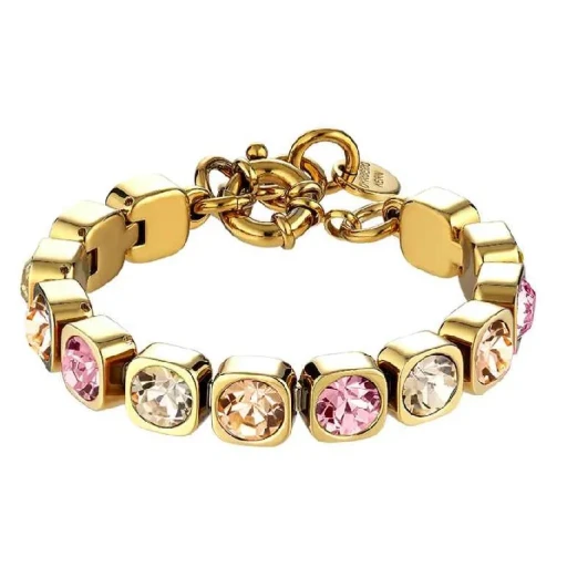 Браслет Dyrberg Kern CONIAN SG PEACH/ROSE 420113 R/G