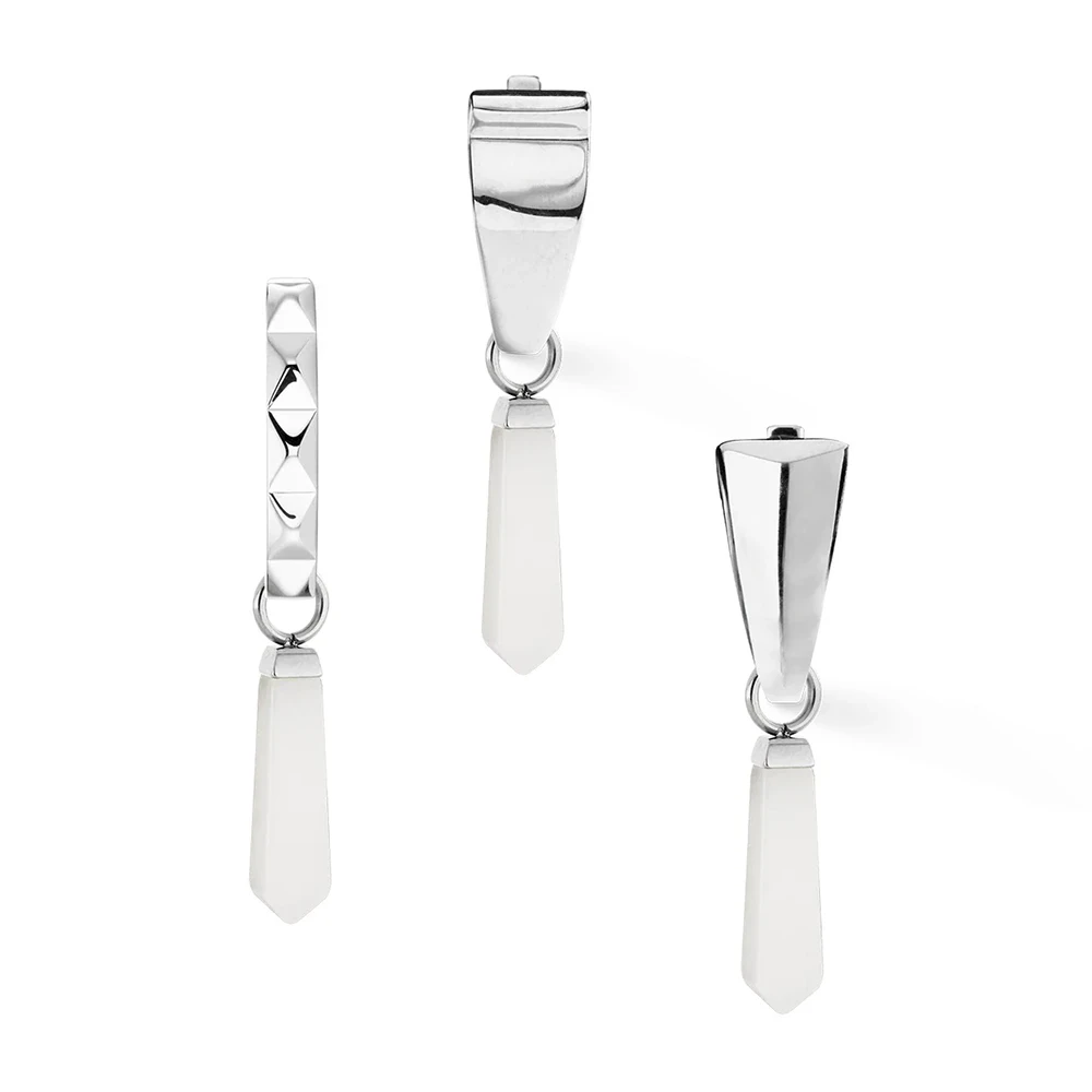 Подвеска на серьгу Silver-White 0051/44-1417