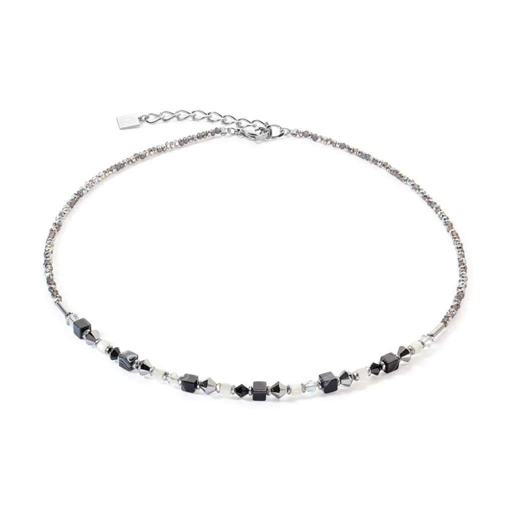 Колье Coeur de Lion Black-White 4239/10-1314
