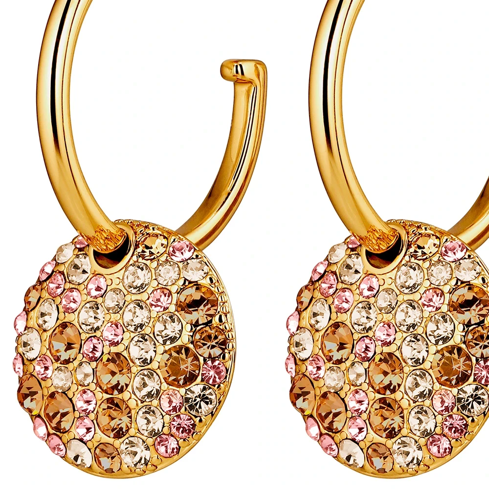 Серьги WISP SG GOLDEN 490189 Dyrberg Kern