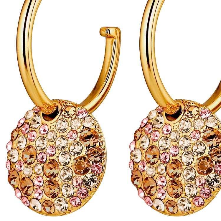 Серьги WISP SG GOLDEN 490189 Dyrberg Kern