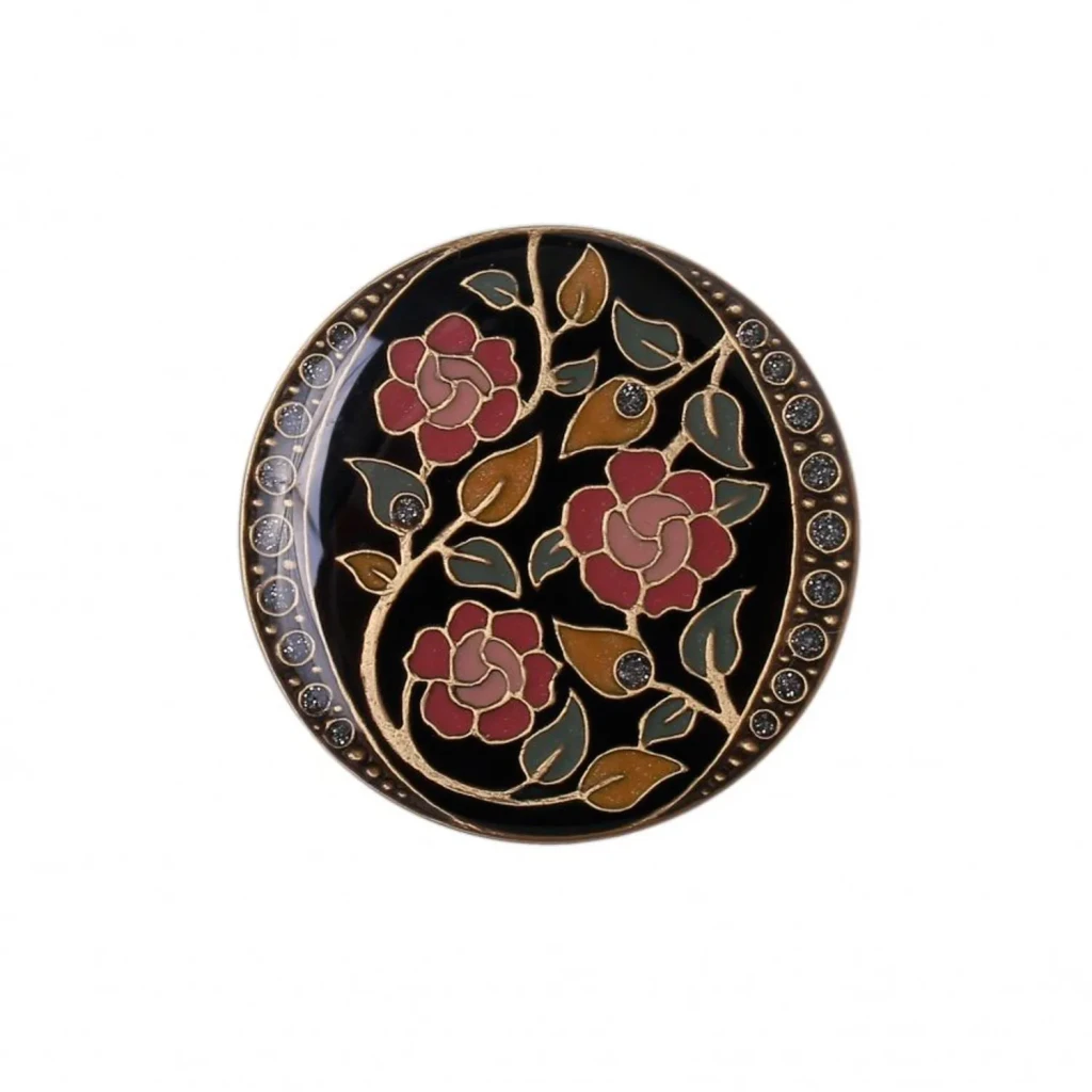 Брошь Clara Bijoux Цветы F77099 BR