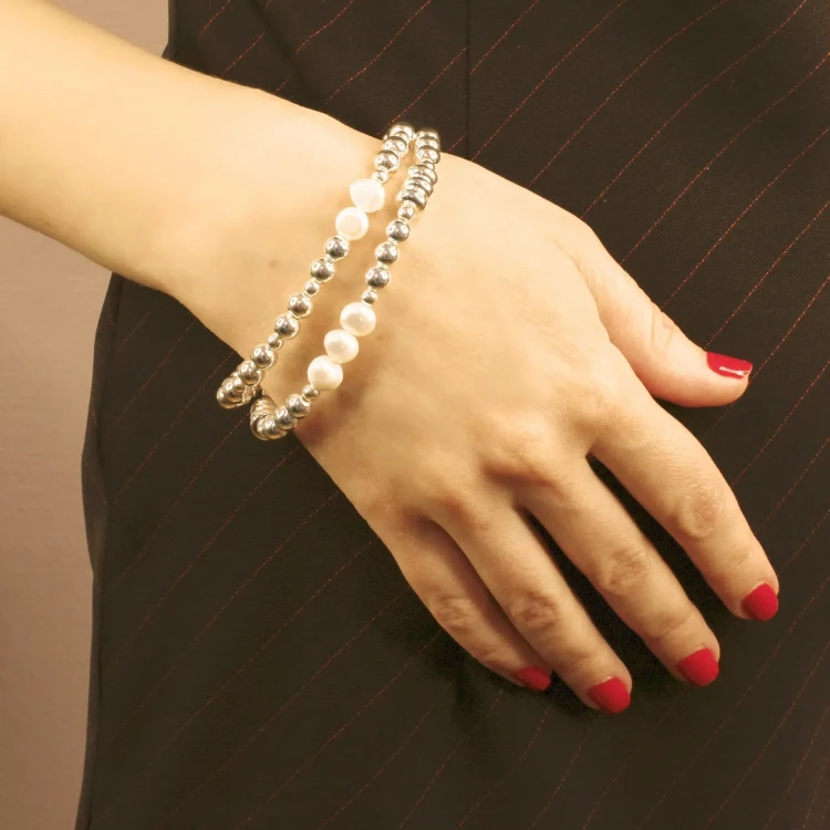 Браслет Fiora Luna Metall & Pearl Togl CL1014 S
