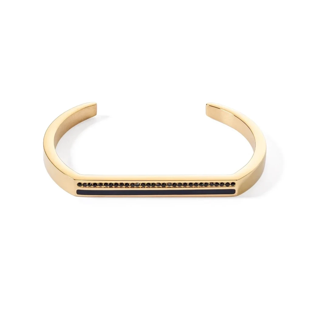 Браслет Coeur de Lion Black-Gold 16 0133/32-1316 16