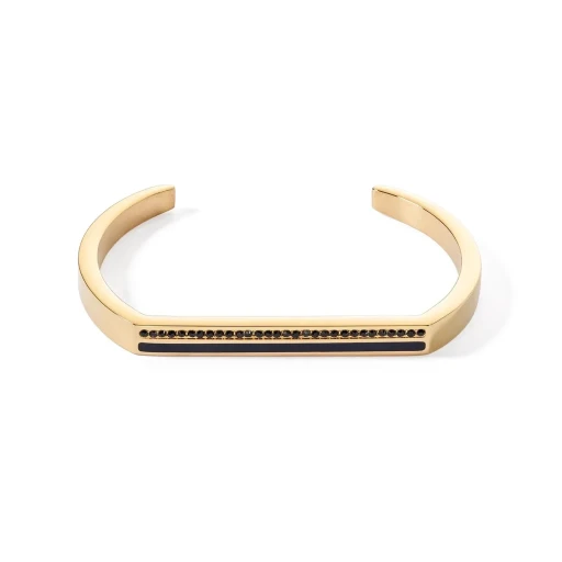 Браслет Coeur de Lion Black-Gold 16 0133/32-1316 16