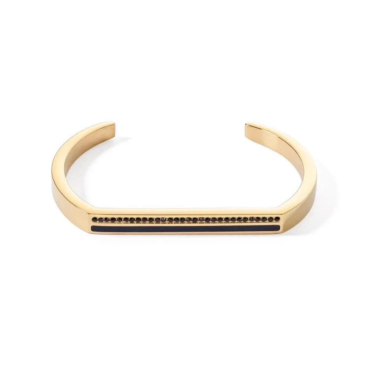 Браслет Coeur de Lion Black-Gold 16 0133/32-1316 16