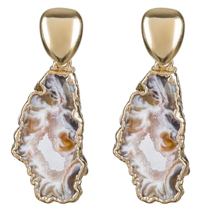 Серьги Possebon Geodo Natural A5497.15 BR/G