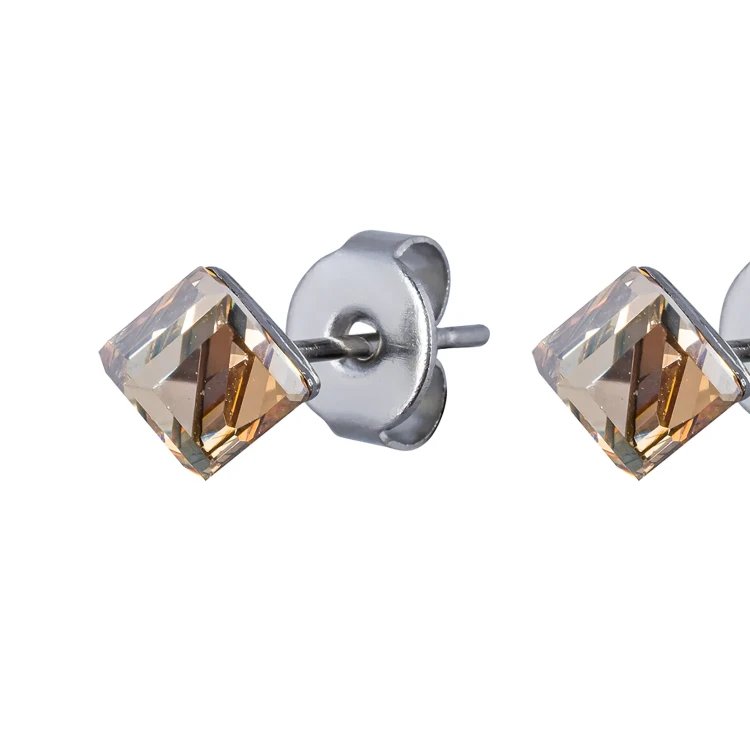 Пусеты Crystal Champagne SWE0127/1 CH S