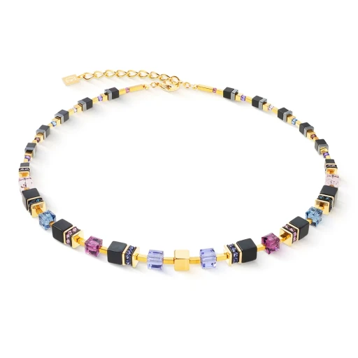 Колье Coeur de Lion Black-Purple 3043/10-1308