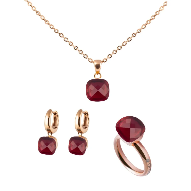 Колье Qudo Firenze ruby 400050.1 R/RG