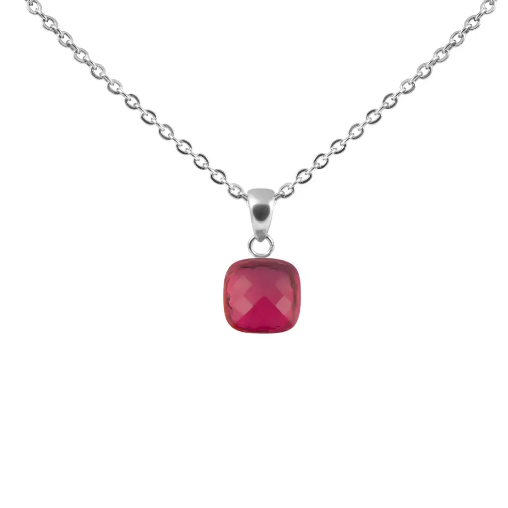 Колье Qudo Firenze light fuchsia 400303.1 R/S
