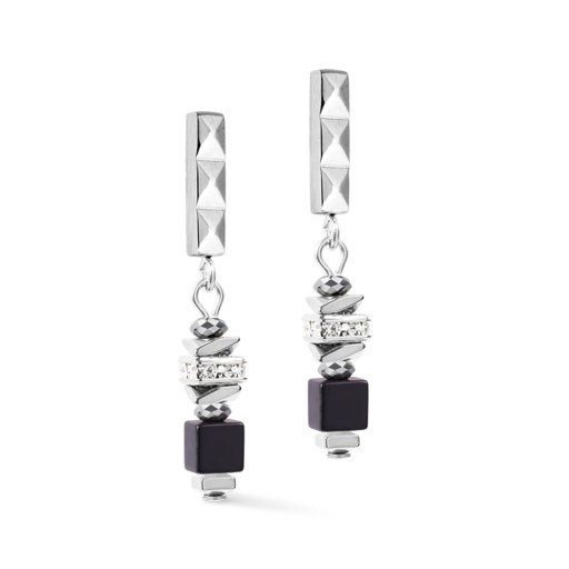 Серьги Coeur de Lion Grey-Silver 2106/21-1217