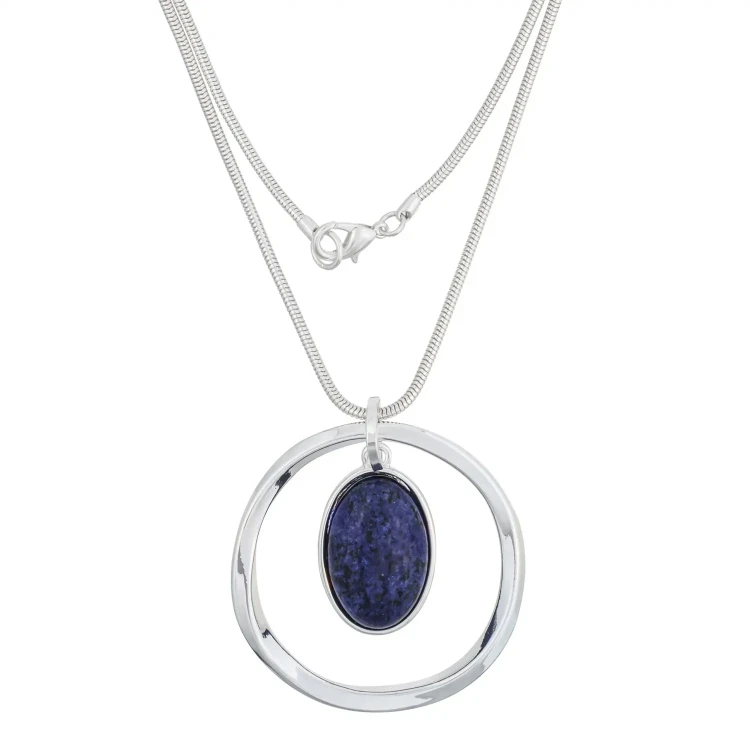 Колье Fiore Luna NATURAL LAPIS LN5133 BL/S