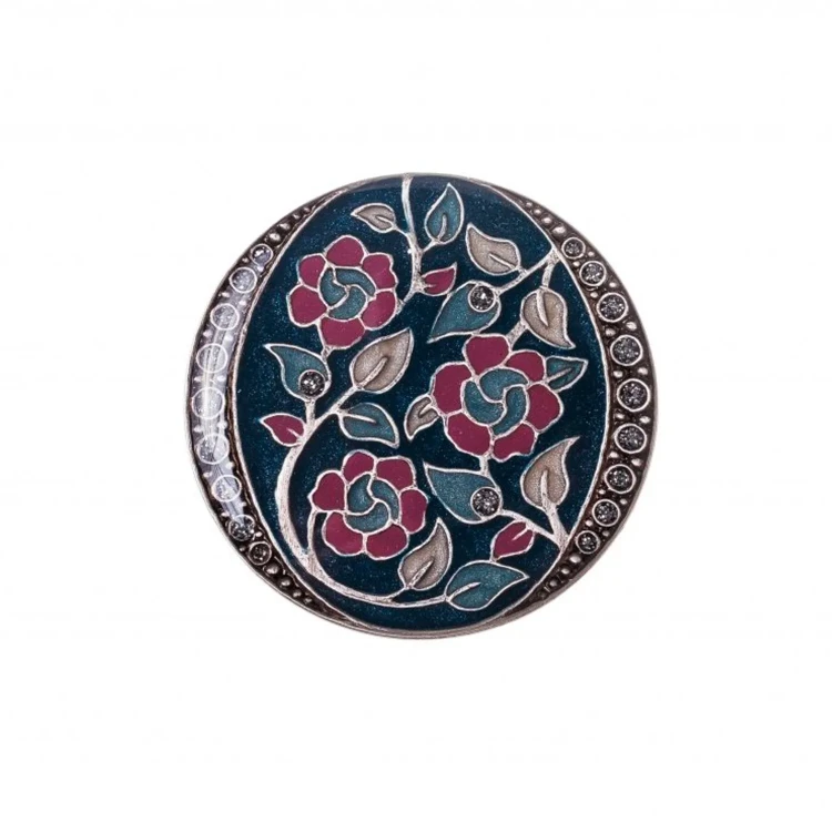 Брошь Clara Bijoux Цветы F77091 G