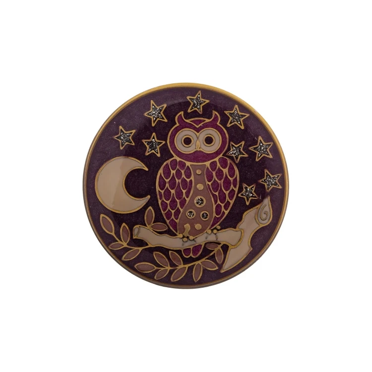 Брошь Clara Bijoux Сова F25153-13 V