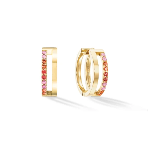 Серьги Coeur de Lion Red-Gold 0136/21-0316