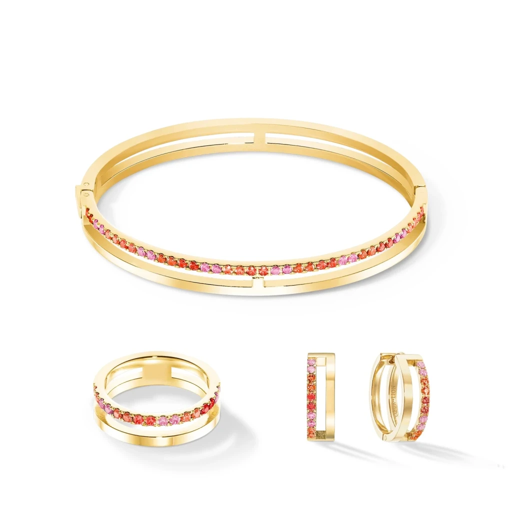 Серьги Coeur de Lion Red-Gold 0136/21-0316