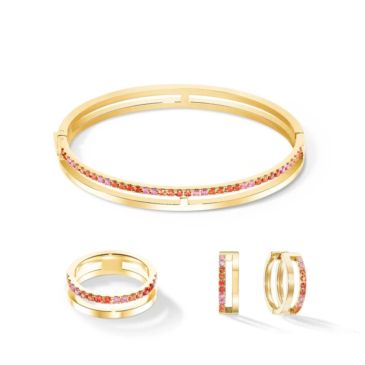 Серьги Coeur de Lion Red-Gold 0136/21-0316