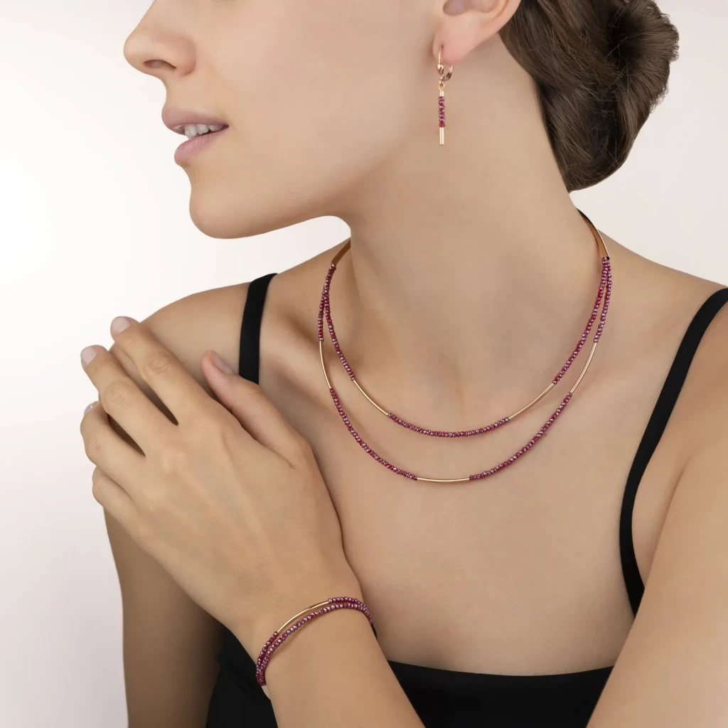 Колье Coeur de Lion Red 4998/10-0300