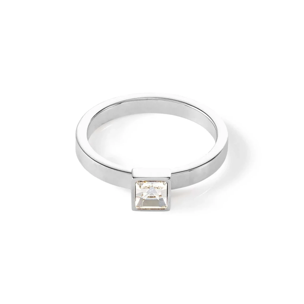 Кольцо Coeur de Lion Crystal-Silver 17.2 мм 0501/40-1817 54