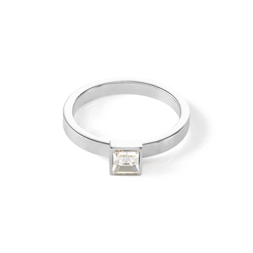 Кольцо Coeur de Lion Crystal-Silver 17.2 мм 0501/40-1817 54
