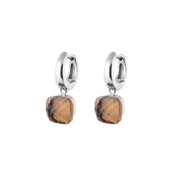 Серьги Qudo Firenze champagne 300351 BR/S