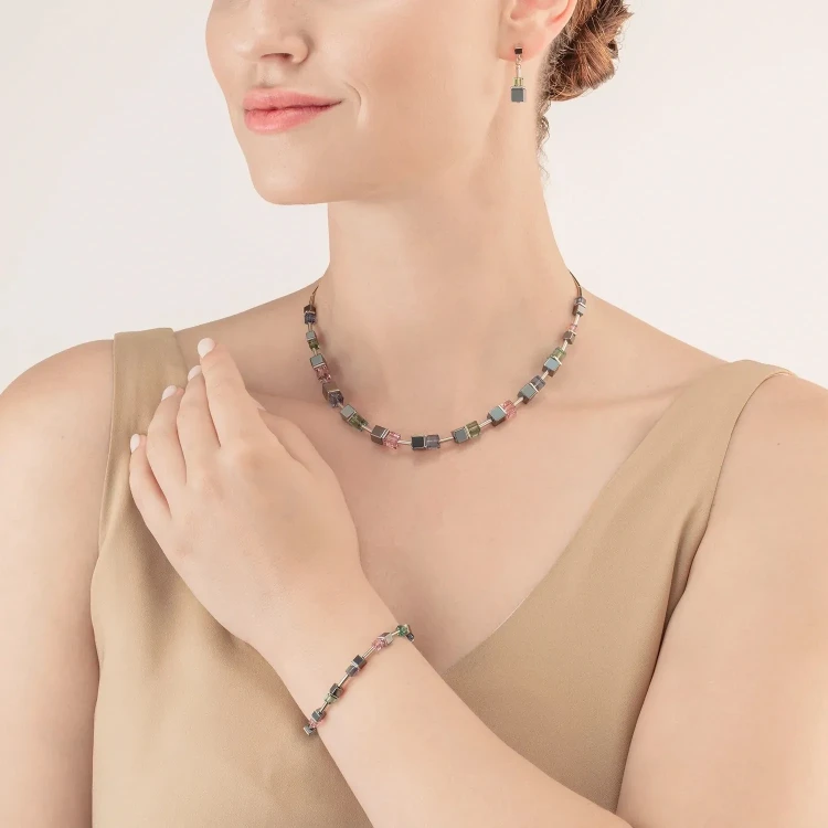 Браслет Coeur de Lion Blue-Green-Lilac 5020/30-0754
