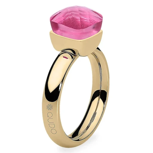Кольцо Qudo FIRENZE 16.5 (G) Padparadscha 107001/40-4308 16.5