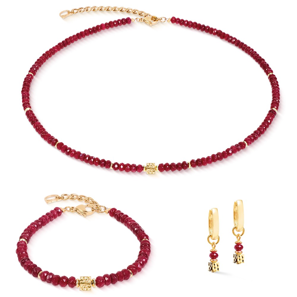 Браслет Coeur de Lion Red-Gold 3049/30-0316