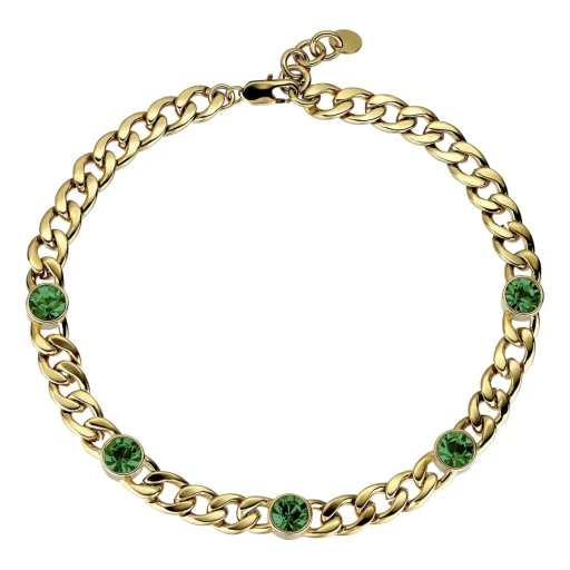 Колье Dyrberg Kern ANGELINA SG EMERALD GREEN 430031