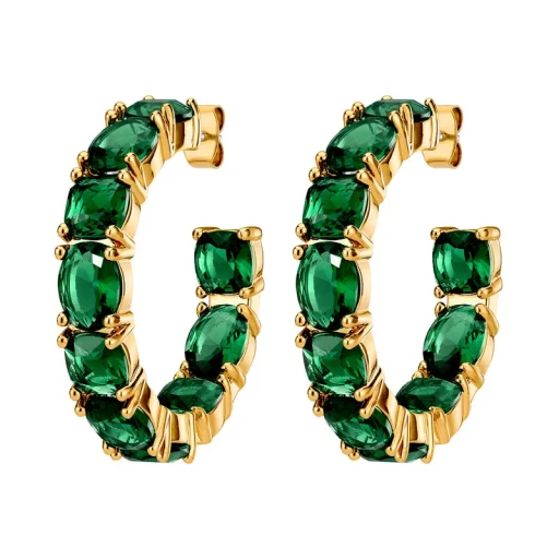 Серьги Dyrberg Kern GRETIA SG EMERALD GREEN 450085