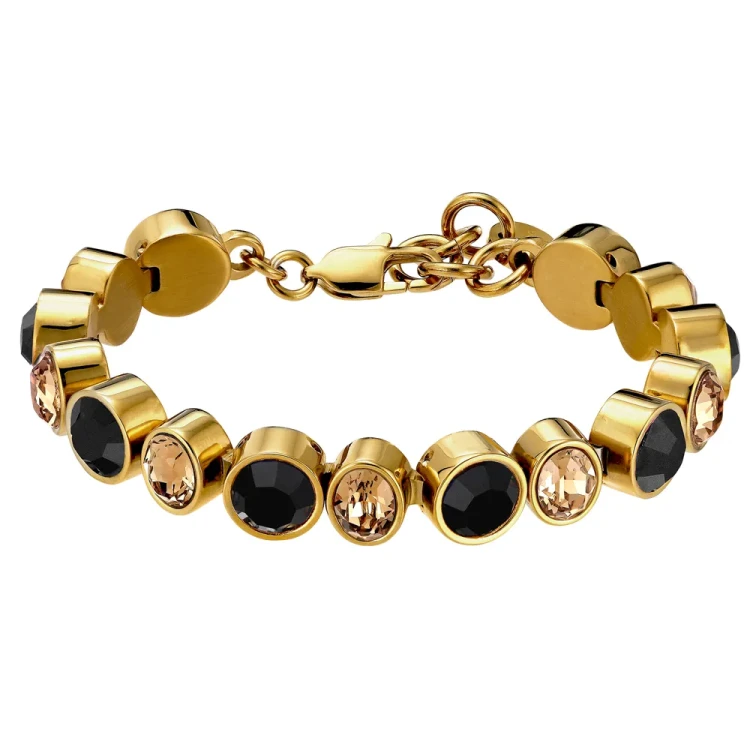 Браслет Dyrberg Kern ELAINE SG BLACK /GOLDEN 450164