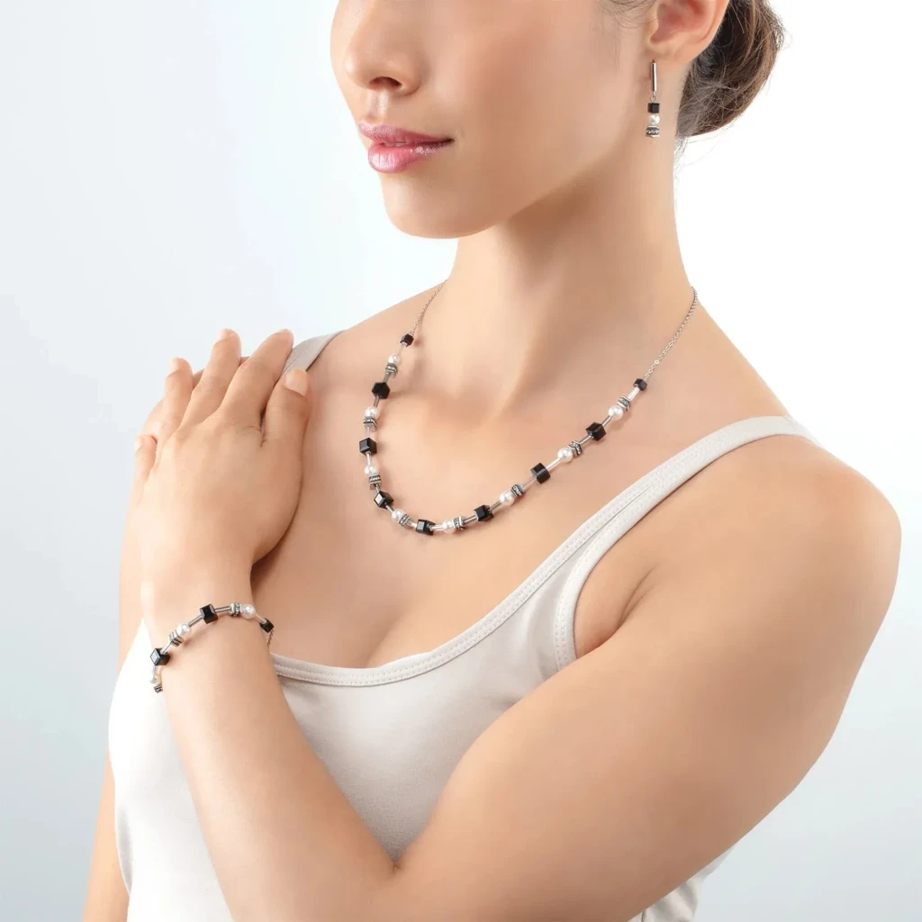 Колье Coeur de Lion Black-Silver 4085/10-1317