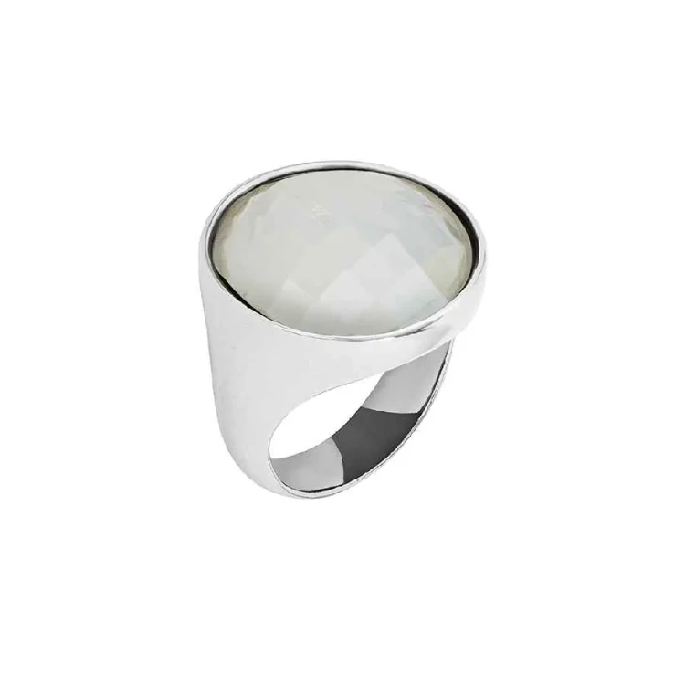 Кольцо Possebon pearl opaline 18.5 мм K1155.25/18.5 BW/S