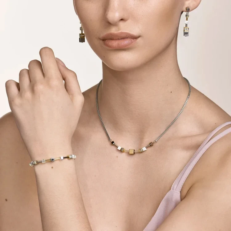Колье Coeur de Lion 4-In-1 Gold-Silver 5007/10-1617