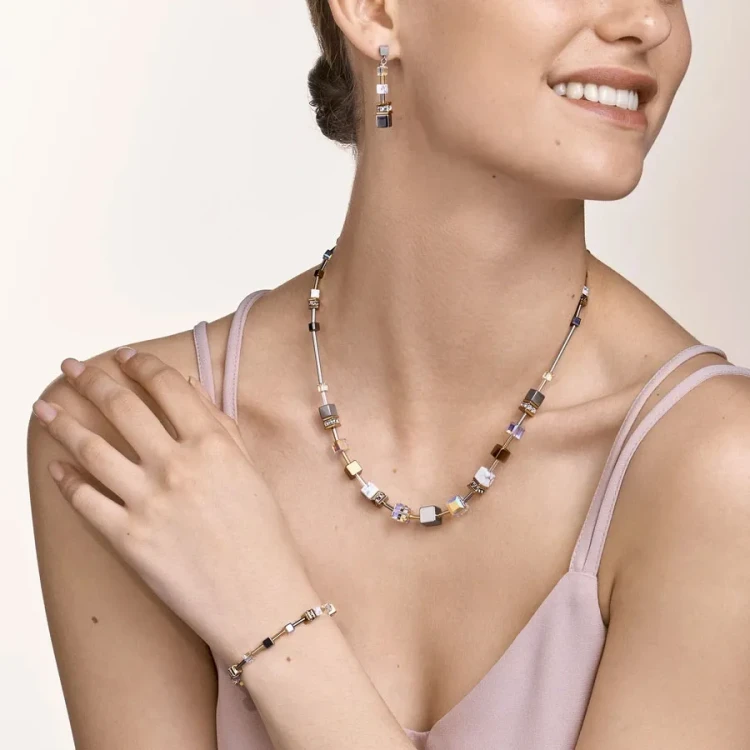 Колье Coeur de Lion 4-In-1 Gold-Silver 5007/10-1617