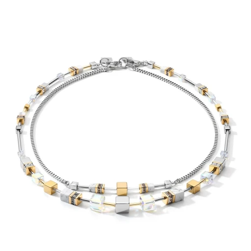 Колье Coeur de Lion 4-In-1 Gold-Silver 5007/10-1617