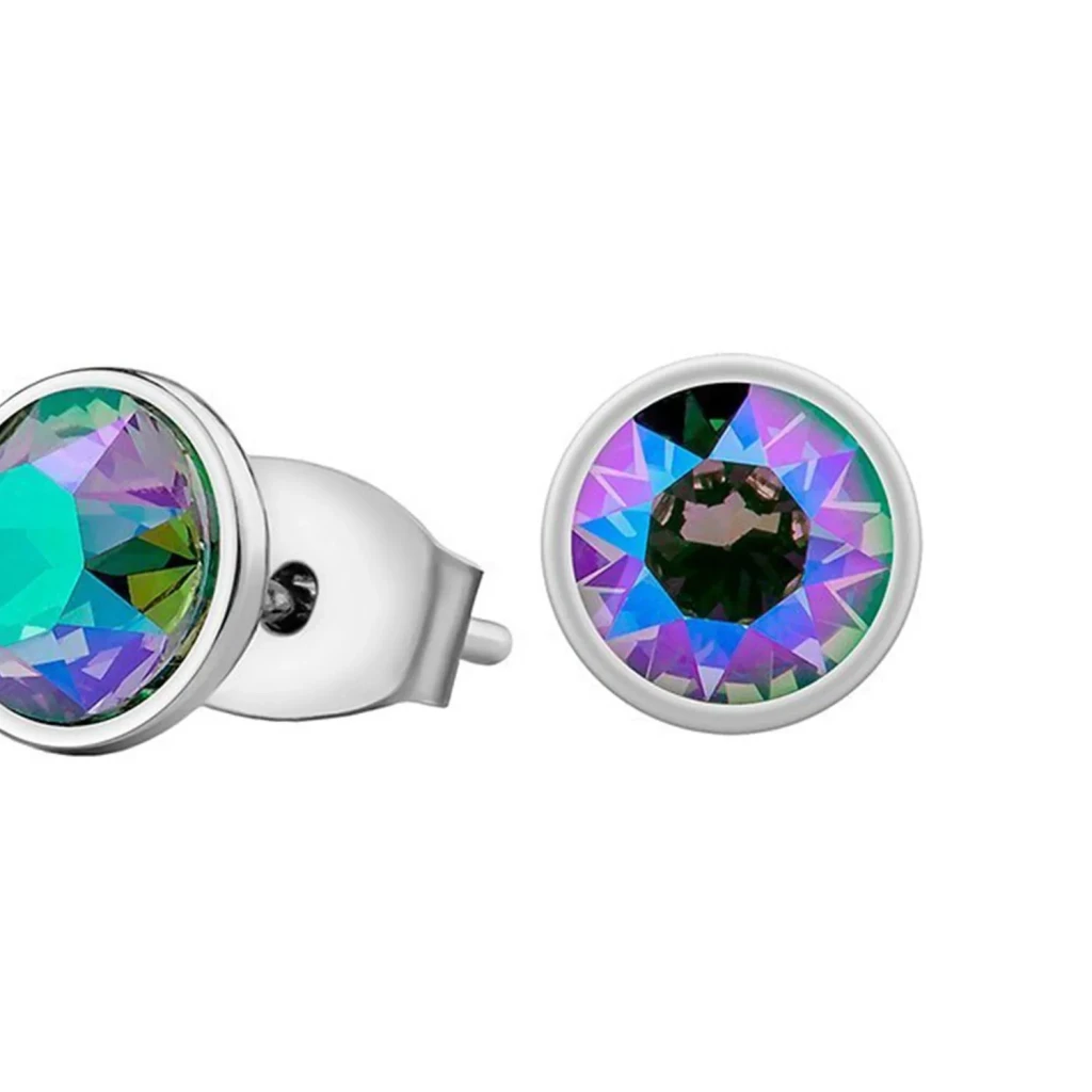 Fiore Luna Пусеты Crystal AB SWE298 CAB S